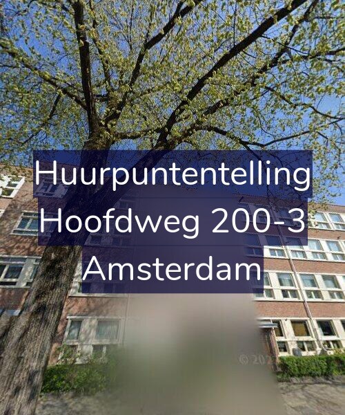 Foto gevel Huurpuntentelling voor Hoofdweg 200-3, Amsterdam