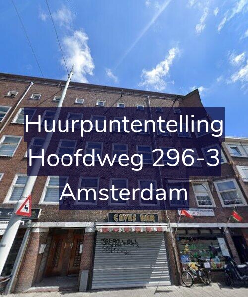 Foto gevel Huurpuntentelling voor Hoofdweg 296-3, Amsterdam
