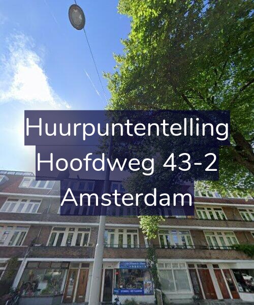 Foto gevel Huurpuntentelling voor Hoofdweg 43-2, Amsterdam