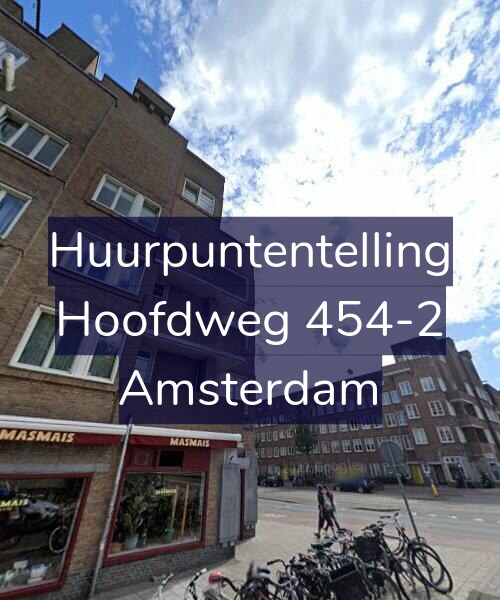 Foto gevel Huurpuntentelling voor Hoofdweg 454-2, Amsterdam