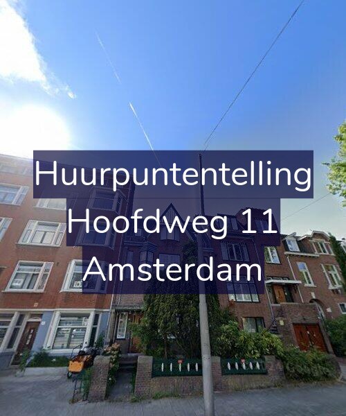 Foto gevel Huurpuntentelling voor Hoofdweg 11, Amsterdam