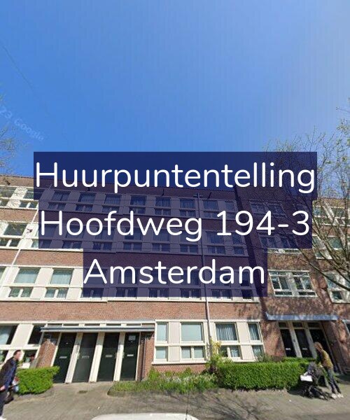 Foto gevel Huurpuntentelling voor Hoofdweg 194-3, Amsterdam
