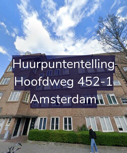 Foto gevel Huurpuntentelling voor Hoofdweg 452-1, Amsterdam