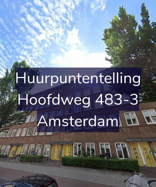 Foto gevel Huurpuntentelling voor Hoofdweg 483-3, Amsterdam