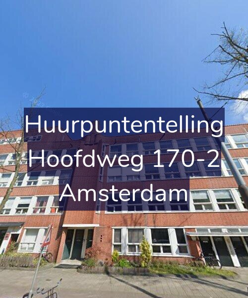 Foto gevel Huurpuntentelling voor Hoofdweg 170-2, Amsterdam