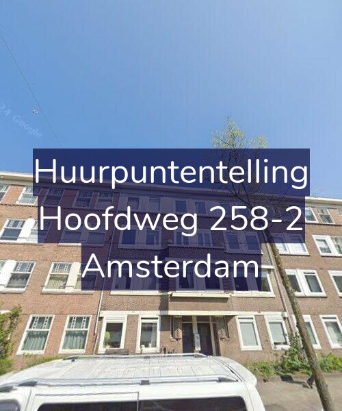 Foto gevel Huurpuntentelling voor Hoofdweg 258-2, Amsterdam