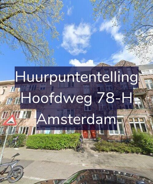 Foto gevel Huurpuntentelling voor Hoofdweg 78-H, Amsterdam