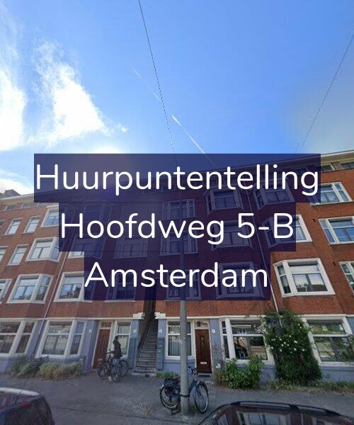 Foto gevel Huurpuntentelling voor Hoofdweg 5-B, Amsterdam