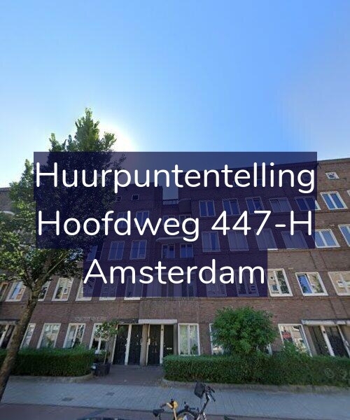 Foto gevel Huurpuntentelling voor Hoofdweg 447-H, Amsterdam