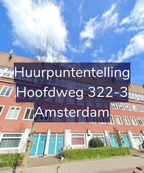 Foto gevel Huurpuntentelling voor Hoofdweg 322-3, Amsterdam