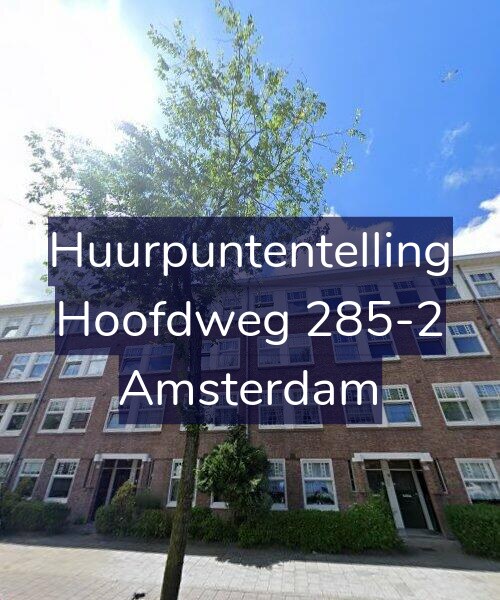 Foto gevel Huurpuntentelling voor Hoofdweg 285-2, Amsterdam