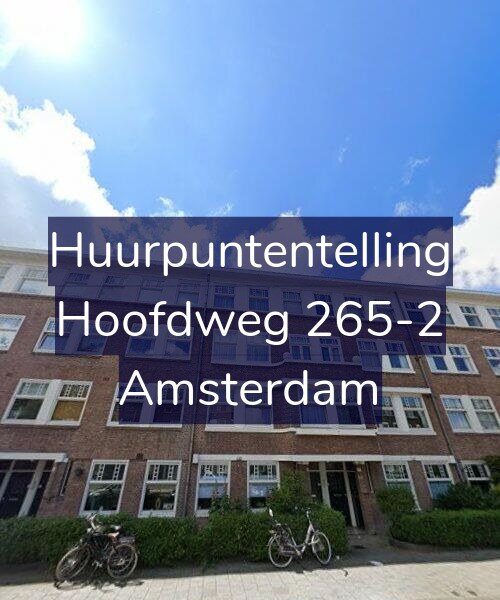 Foto gevel Huurpuntentelling voor Hoofdweg 265-2, Amsterdam