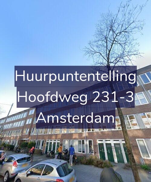Foto gevel Huurpuntentelling voor Hoofdweg 231-3, Amsterdam