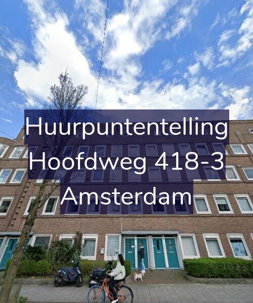 Foto gevel Huurpuntentelling voor Hoofdweg 418-3, Amsterdam
