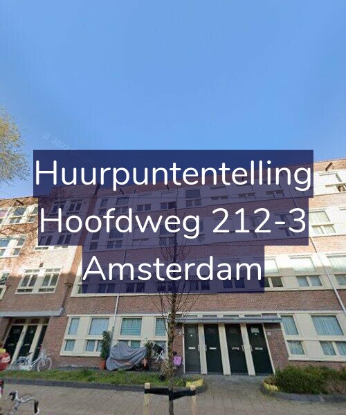 Foto gevel Huurpuntentelling voor Hoofdweg 212-3, Amsterdam