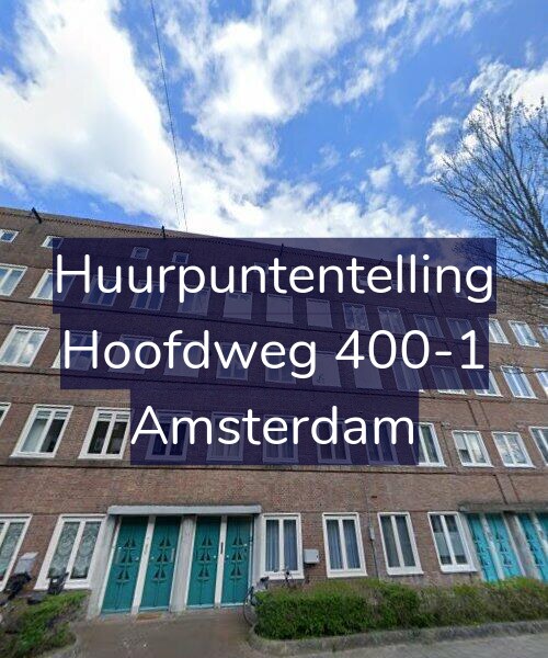 Foto gevel Huurpuntentelling voor Hoofdweg 400-1, Amsterdam
