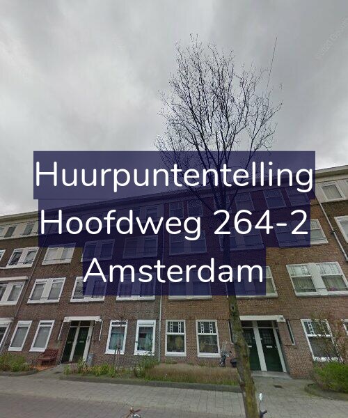 Foto gevel Huurpuntentelling voor Hoofdweg 264-2, Amsterdam