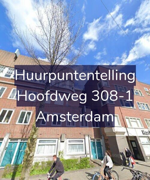 Foto gevel Huurpuntentelling voor Hoofdweg 308-1, Amsterdam