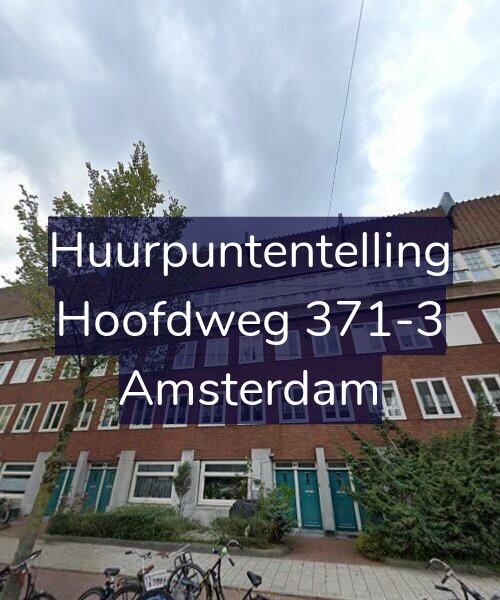 Foto gevel Huurpuntentelling voor Hoofdweg 371-3, Amsterdam
