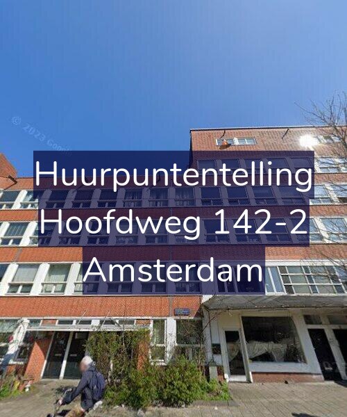 Foto gevel Huurpuntentelling voor Hoofdweg 142-2, Amsterdam