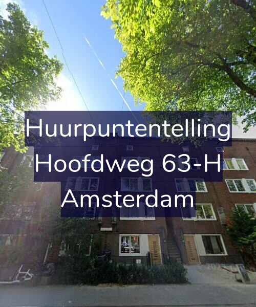 Foto gevel Huurpuntentelling voor Hoofdweg 63-H, Amsterdam