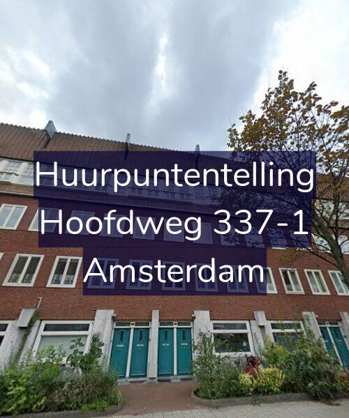 Foto gevel Huurpuntentelling voor Hoofdweg 337-1, Amsterdam
