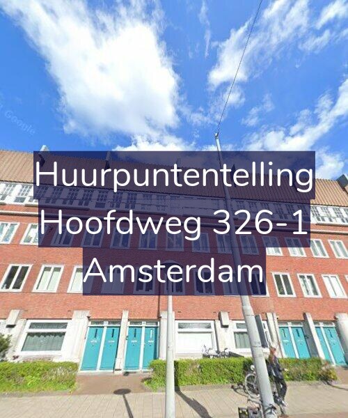 Foto gevel Huurpuntentelling voor Hoofdweg 326-1, Amsterdam