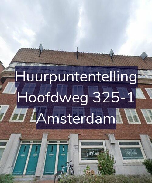 Foto gevel Huurpuntentelling voor Hoofdweg 325-1, Amsterdam