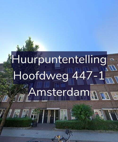 Foto gevel Huurpuntentelling voor Hoofdweg 447-1, Amsterdam