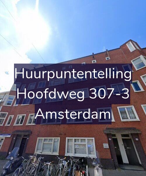 Foto gevel Huurpuntentelling voor Hoofdweg 307-3, Amsterdam