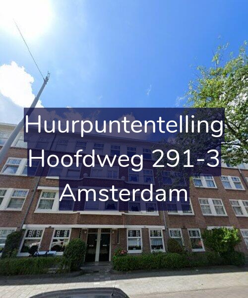 Foto gevel Huurpuntentelling voor Hoofdweg 291-3, Amsterdam