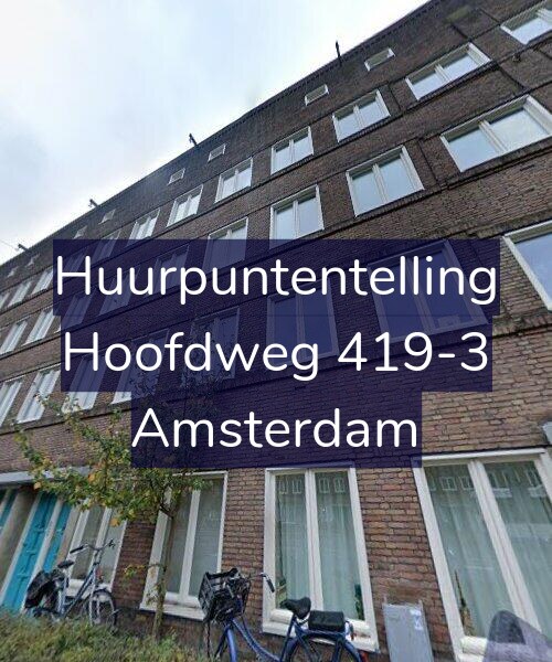 Foto gevel Huurpuntentelling voor Hoofdweg 419-3, Amsterdam