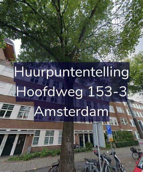 Foto gevel Huurpuntentelling voor Hoofdweg 153-3, Amsterdam