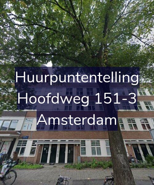 Foto gevel Huurpuntentelling voor Hoofdweg 151-3, Amsterdam