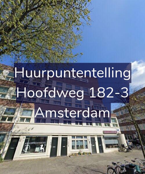 Foto gevel Huurpuntentelling voor Hoofdweg 182-3, Amsterdam
