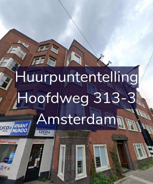 Foto gevel Huurpuntentelling voor Hoofdweg 313-3, Amsterdam