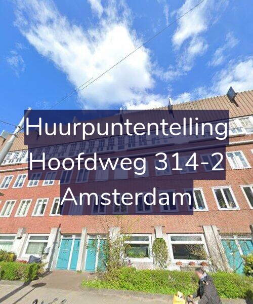 Foto gevel Huurpuntentelling voor Hoofdweg 314-2, Amsterdam