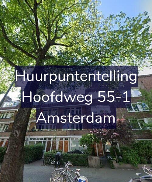 Foto gevel Huurpuntentelling voor Hoofdweg 55-1, Amsterdam