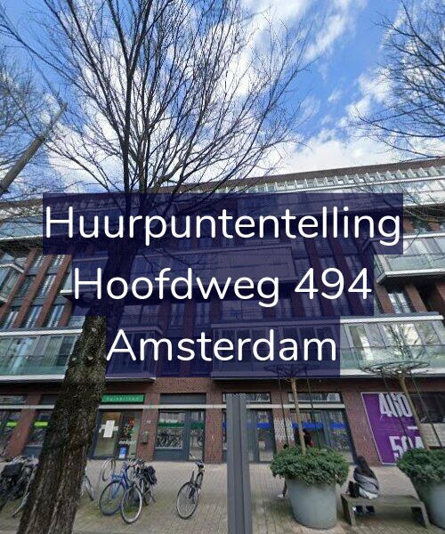 Foto gevel Huurpuntentelling voor Hoofdweg 494, Amsterdam