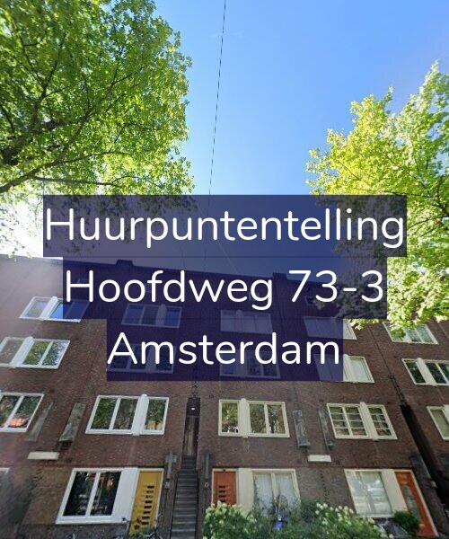 Foto gevel Huurpuntentelling voor Hoofdweg 73-3, Amsterdam