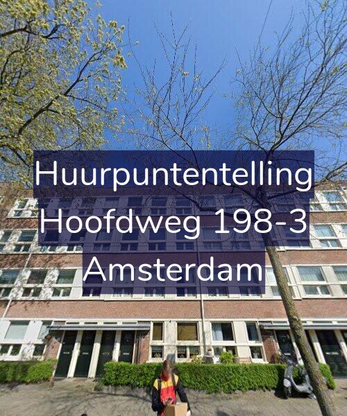 Foto gevel Huurpuntentelling voor Hoofdweg 198-3, Amsterdam