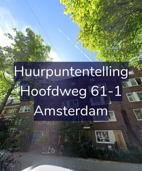 Foto gevel Huurpuntentelling voor Hoofdweg 61-1, Amsterdam