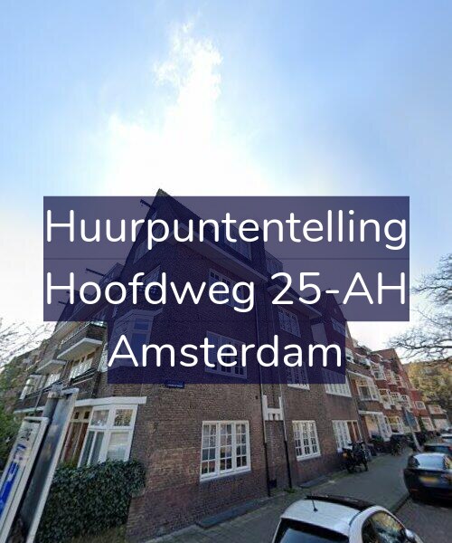 Foto gevel Huurpuntentelling voor Hoofdweg 25-AH, Amsterdam