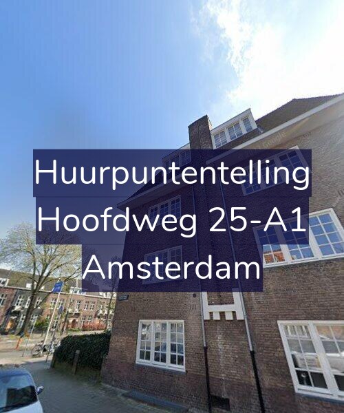Foto gevel Huurpuntentelling voor Hoofdweg 25-A1, Amsterdam