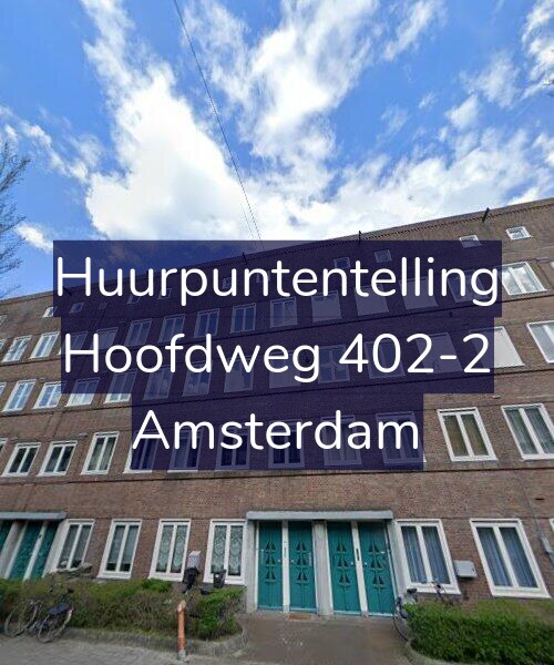 Foto gevel Huurpuntentelling voor Hoofdweg 402-2, Amsterdam