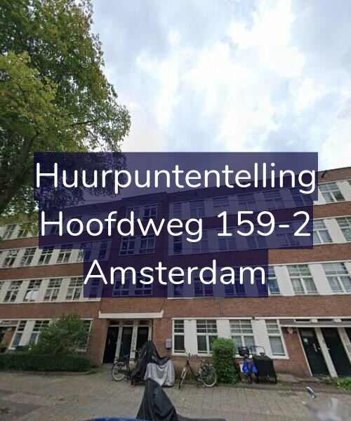 Foto gevel Huurpuntentelling voor Hoofdweg 159-2, Amsterdam