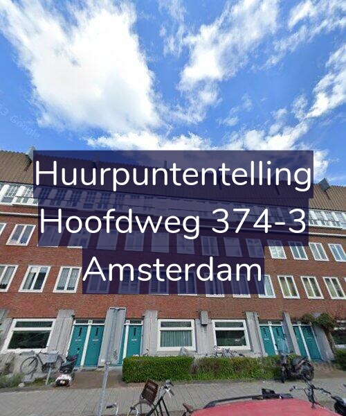 Foto gevel Huurpuntentelling voor Hoofdweg 374-3, Amsterdam