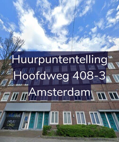Foto gevel Huurpuntentelling voor Hoofdweg 408-3, Amsterdam