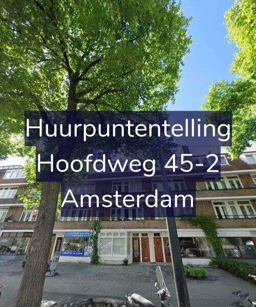 Foto gevel Huurpuntentelling voor Hoofdweg 45-2, Amsterdam