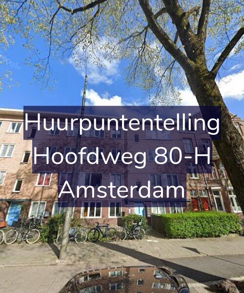 Foto gevel Huurpuntentelling voor Hoofdweg 80-H, Amsterdam